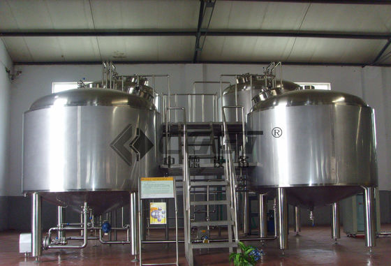 品質  Stainless Steel Turnkey Microbrewery Equipment Brewhouse System Craft Brewing Plant 工場