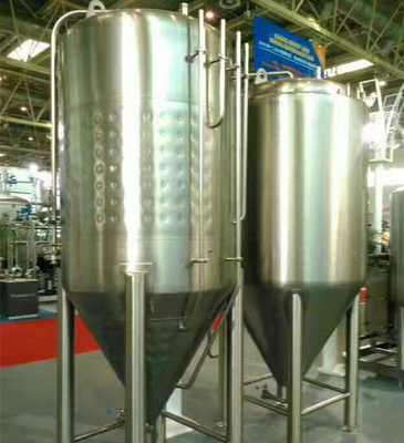 パブ/ビール棒大きい家の醸造システム ビール発酵タンクJacketed円錐