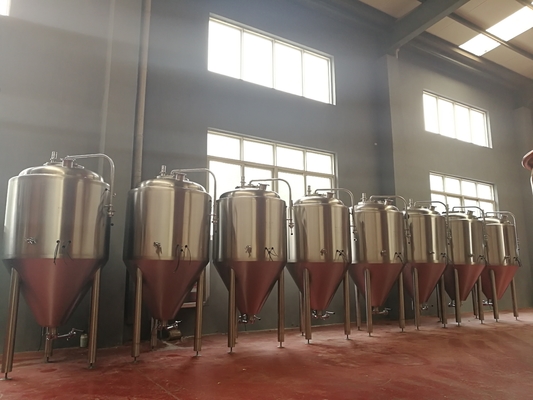 パブ/ビール棒大きい家の醸造システム ビール発酵タンクJacketed円錐