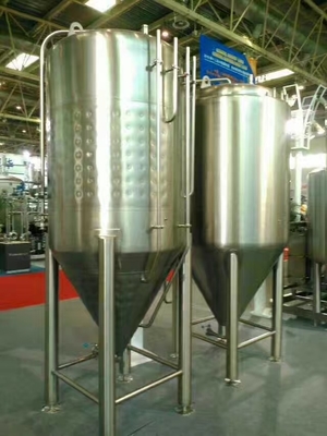 パブ/ビール棒大きい家の醸造システム ビール発酵タンクJacketed円錐