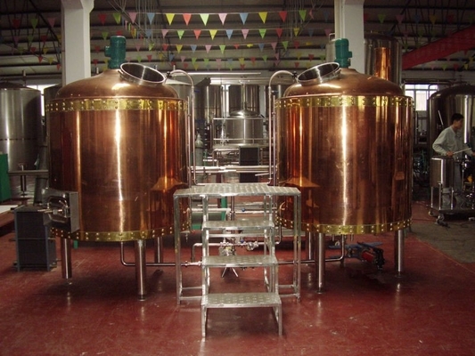 マイクロ ホテル ビール工場機械小規模の醸造システム1000L 3mm厚さ