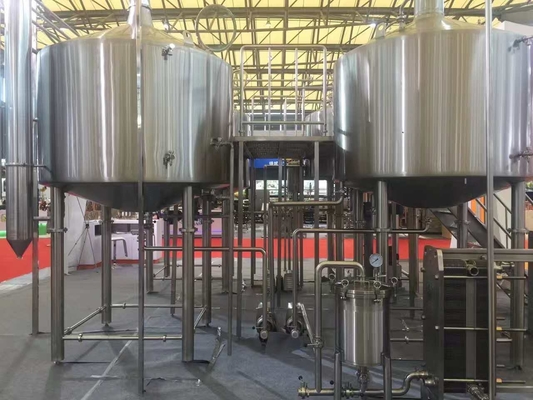 2000Lビール発酵装置商業ビール発酵槽のタッチ画面制御