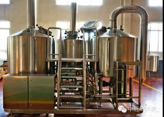 バッチごとの装置100L 200L 300L 500L 1000Lを作るステンレス鋼304の技術ビール