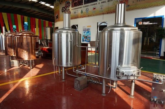 自動化されたビール醸造システム マイクロ ビール装置のステンレス鋼304