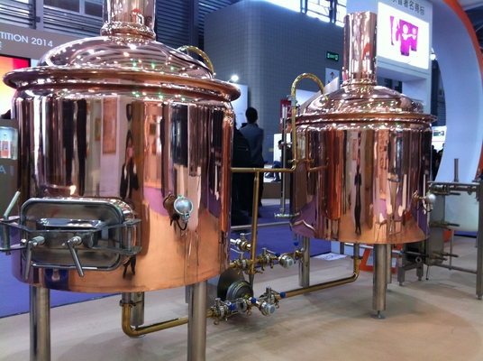 商業銅の醸造装置銅ビール タンク50L - 10000L 245KGS