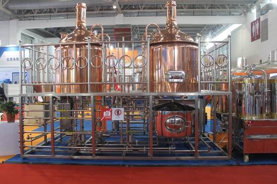 銅の技術小さいビール工場装置、システムを作る100L小型ビール