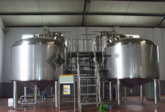 半自動明るいビール タンク ステンレス鋼ビール醸造システム蒸気暖房
