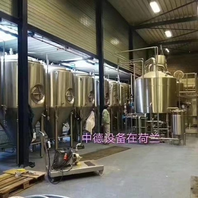 PLCは専門の醸造装置1000Lビール醸造システムを起点に制御します