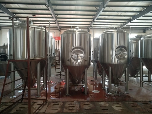 3000lマイクロ ビール醸造所の炭酸化作用の石が付いている技術ビール ステンレス鋼304タンクunitankのためのjacketed fermentatioタンク