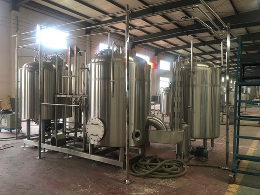 パブ ビール醸造装置のための直接火の暖房のブリューハウスのステンレス鋼7BBLビールブリューハウス