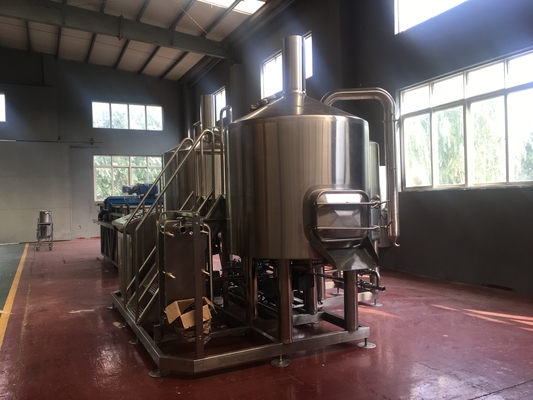 1000l ブリューハウスのビール醸造所装置の直接火の暖房のブリューハウスのステンレス鋼の醸造装置