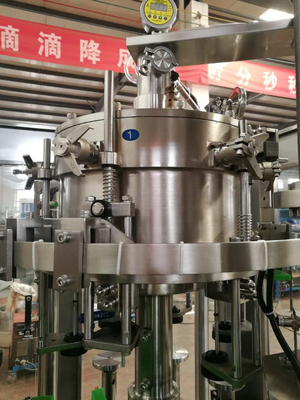 500 BPH モノブロックの充填機のガラス ビンの洗浄に満ちるおおうこと