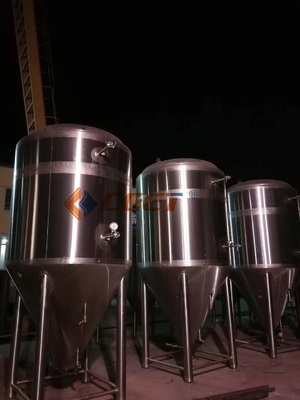 縦のJacketed発酵タンク明るいビール円錐ビール発酵槽3000L