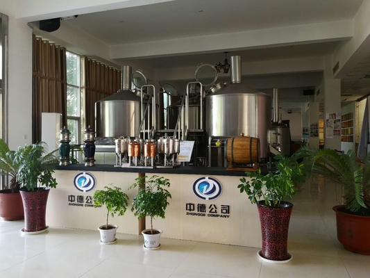 炭酸化作用の石PLC制御を用いるSUS304技術ビール醸造装置20bbl