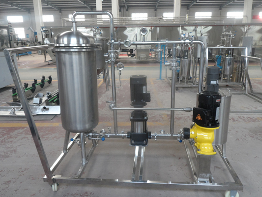 ビール ガラス ビンの充填機で使用される商業用ビールろ過システム