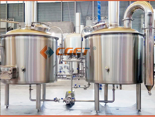 Rusinaのために証明されるISOのセリウムが付いているSU 304の技術ビール醸造装置500Lの醸造システム