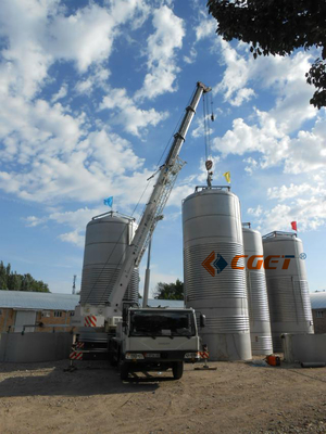 縦のJacketed発酵タンク円錐ビール発酵槽CGET100 000L