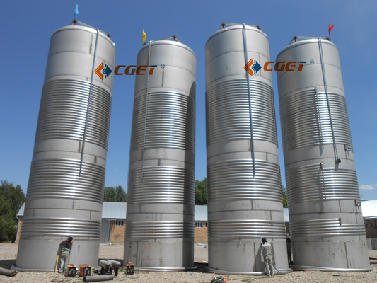 縦のJacketed発酵タンク円錐ビール発酵槽CGET100 000L